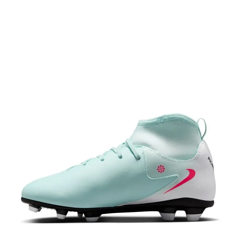 NIKE JR PHANTOM LUNA II ACAD F/MG Mint/Atomic Red Size 2Y Youth Soccer Cleats